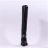 Pedro Anton Xavia Low Heel Long Boot - Black Croc